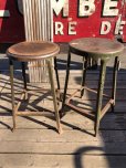 画像12: Vintage Industrial Iron Stool (M457)