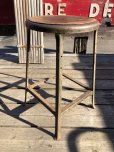 画像7: Vintage Industrial Iron Stool (M458)