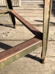 画像8: Vintage Industrial Iron Stool (M457)