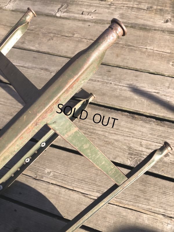 画像11: Vintage Industrial Iron Stool (M457)