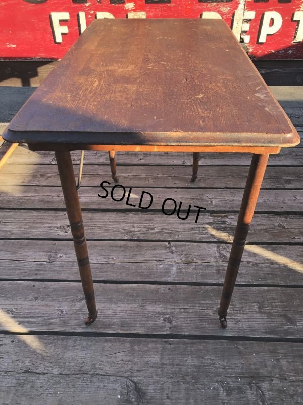 画像9: Antique BELDING BROS. Folding Sewing Table (M461)