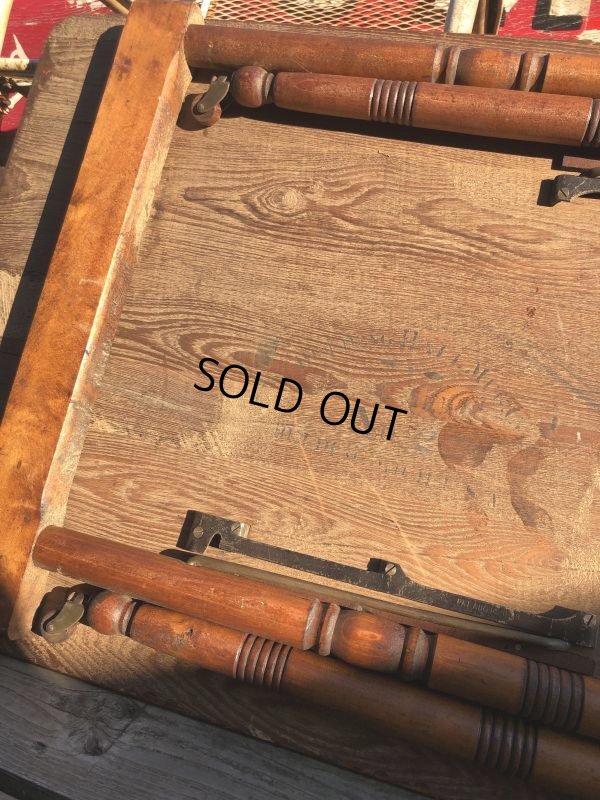 画像25: Antique BELDING BROS. Folding Sewing Table (M461)