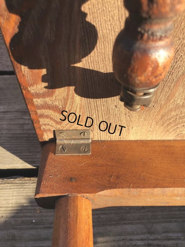 画像20: Antique BELDING BROS. Folding Sewing Table (M461)