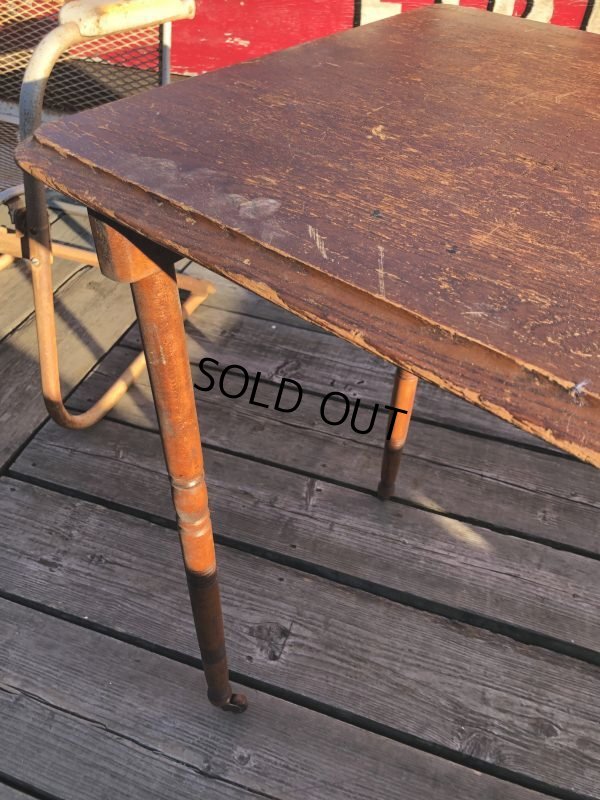 画像12: Antique BELDING BROS. Folding Sewing Table (M461)