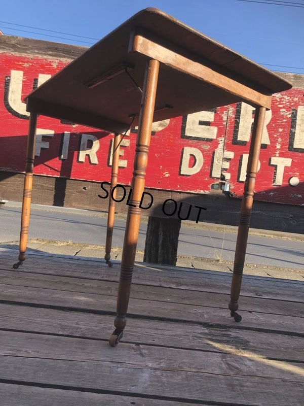 画像8: Antique BELDING BROS. Folding Sewing Table (M461)