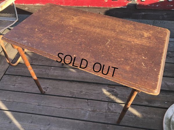 画像11: Antique BELDING BROS. Folding Sewing Table (M461)