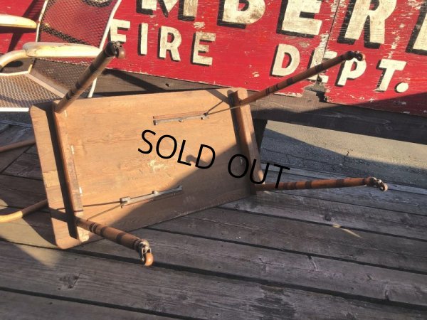 画像17: Antique BELDING BROS. Folding Sewing Table (M461)