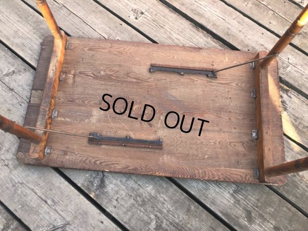 画像33: Antique BELDING BROS. Folding Sewing Table (M461)