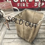 Vintage Industrial Shop Laundry Canvas Tolling Storage Bin (M462)