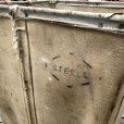 画像2: Vintage Industrial Shop Laundry Canvas Tolling Storage Bin (M462) (2)