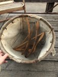 画像11: Vintage Industrial Laundry Canvas Basket (M463)