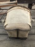 画像7: Vintage Industrial Laundry Canvas Basket (M463)