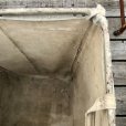 画像6: Vintage Industrial Shop Laundry Canvas Tolling Storage Bin (M462)