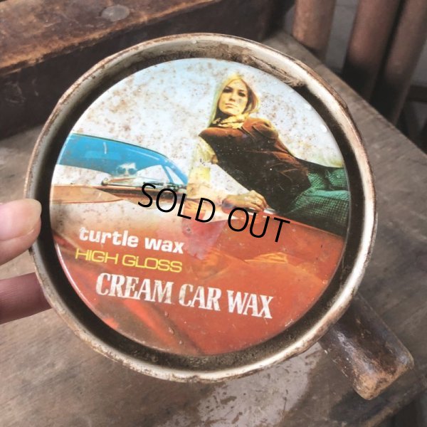 画像7: Vintage Turtle Wax Cream car Wax Tin (M469)