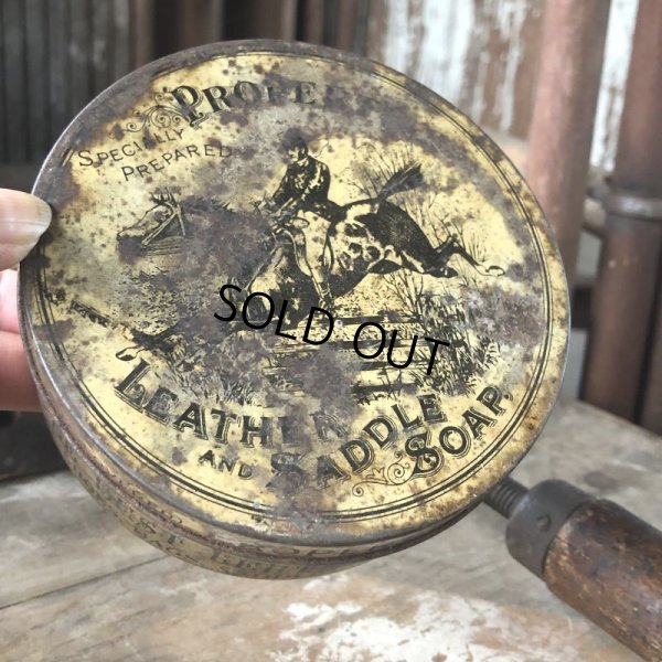画像10: Vintage Properts Leather and Saddle Soap Tin (M467)