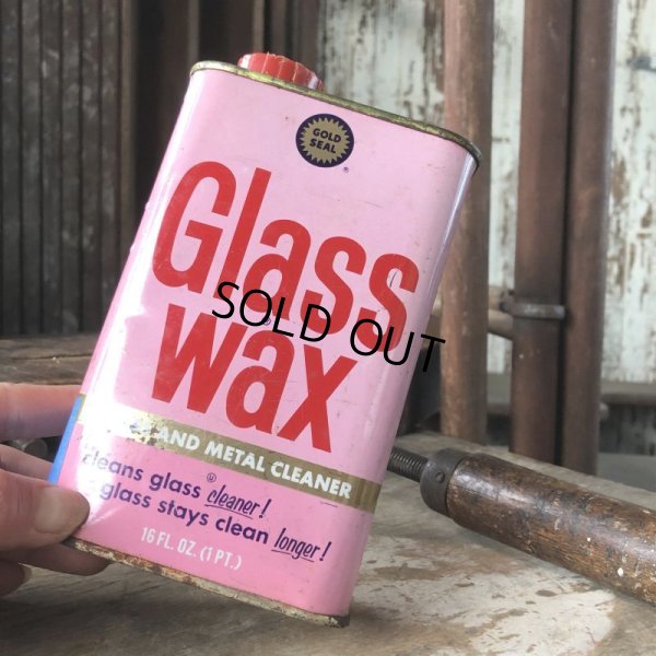 画像6: Vintage Gold Seal Glass Wax Tin (M470)