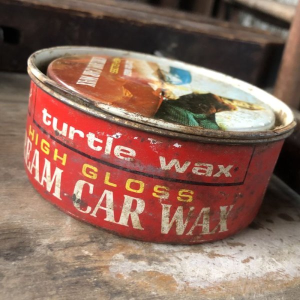 画像3: Vintage Turtle Wax Cream car Wax Tin (M469)