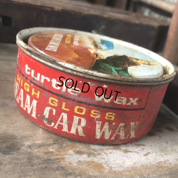 画像3: Vintage Turtle Wax Cream car Wax Tin (M469)