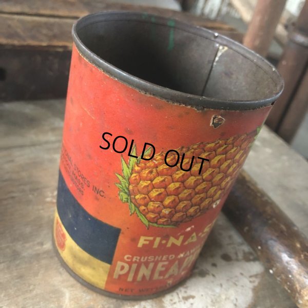 画像6: Vintage Crushed hawaiian PINEAPPLE Tin (M473)