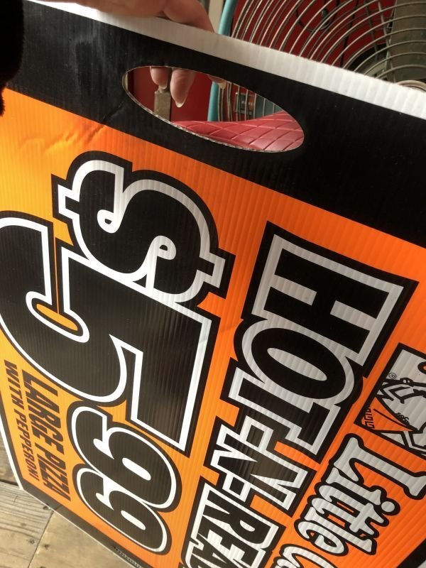 画像10: Vintage Little Caesars Pizza Advertising Spinning Sign (M479)