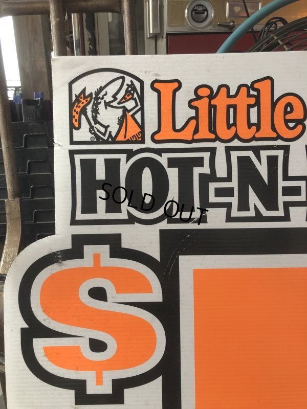 画像6: Vintage Little Caesars Pizza Advertising Store Display Sign (M478)