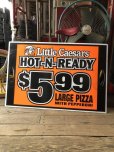 画像11: Vintage Little Caesars Pizza Advertising Spinning Sign (M479)