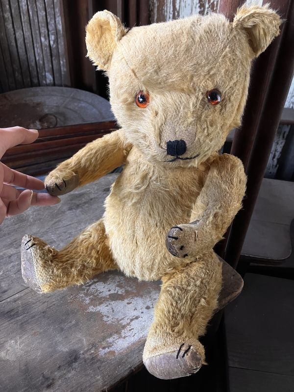 画像1: Vintage UK Chiltern Hugmee Teddy Bear 50cm (M486)