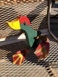 画像6: Vintage Wooden Walking Bird Runner Push Toddler Toy (M489)