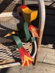 画像11: Vintage Wooden Walking Bird Runner Push Toddler Toy (M489) (11)