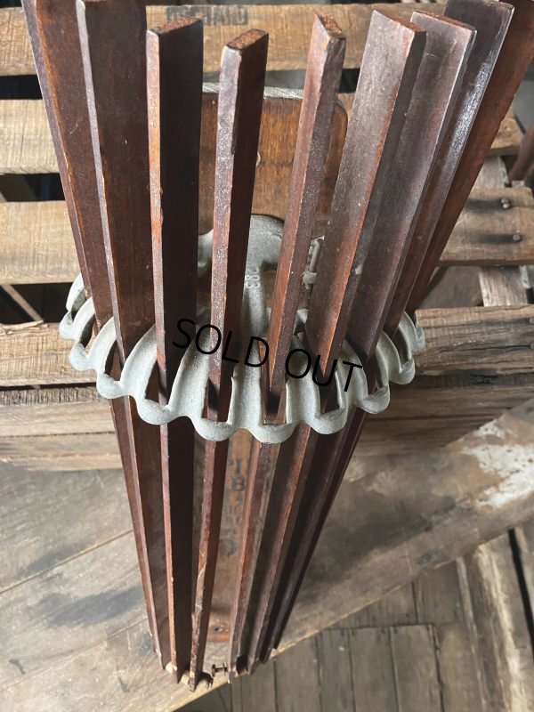画像7: Primitives Antique Wooden Drying Rack Empire Dry Bar (M490)