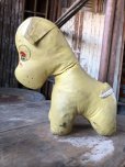 画像3: Vintage Vinyl Leather Stuffed Plush Dog Doll Memorial ( M491)