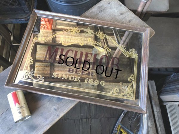 画像14: 80s Vintage Anheuser-Busch Michelob Beer Bar Display Mirror Sign (M492)