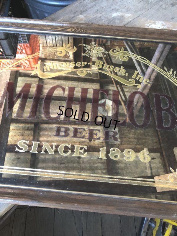 画像4: 80s Vintage Anheuser-Busch Michelob Beer Bar Display Mirror Sign (M492)