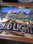 画像4: 90s Vintage BUDWEISER Bud Light Chicago Cubs Sunlit Wrigley Field Bar Pub Mirror Sign (M493)