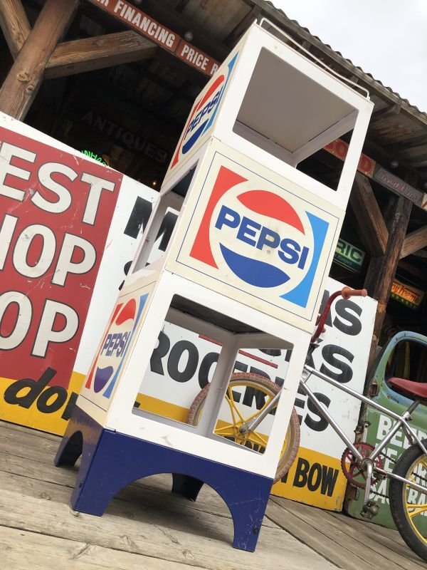 画像30:  【店舗引き取り限定】Vintage Advertising PEPSI Hard Plastic Store Display Shelf Rack (M498)
