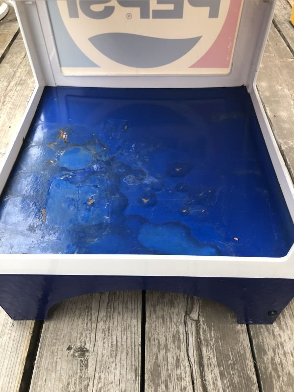 画像17:  【店舗引き取り限定】Vintage Advertising PEPSI Hard Plastic Store Display Shelf Rack (M498)