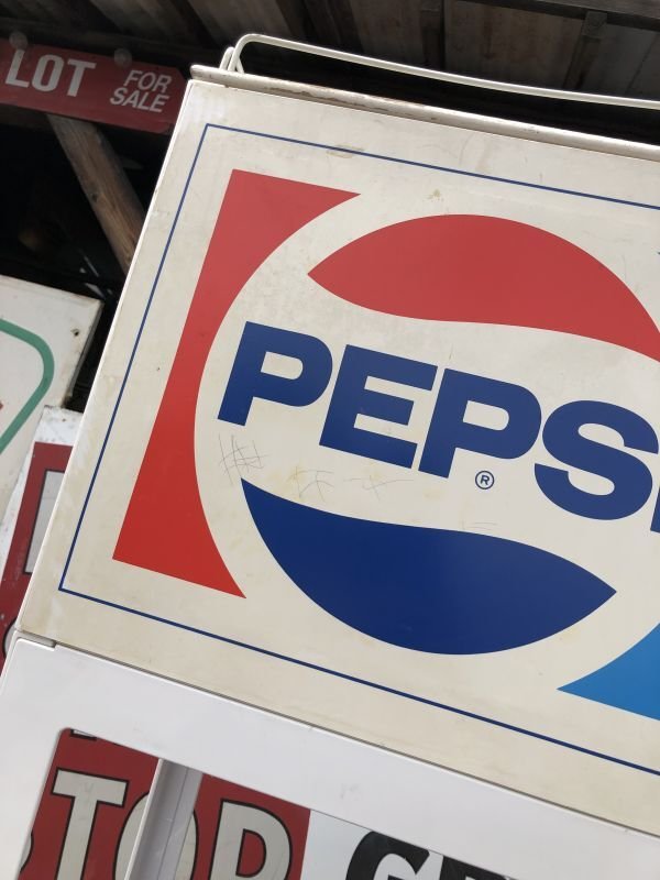 画像12:  【店舗引き取り限定】Vintage Advertising PEPSI Hard Plastic Store Display Shelf Rack (M498)