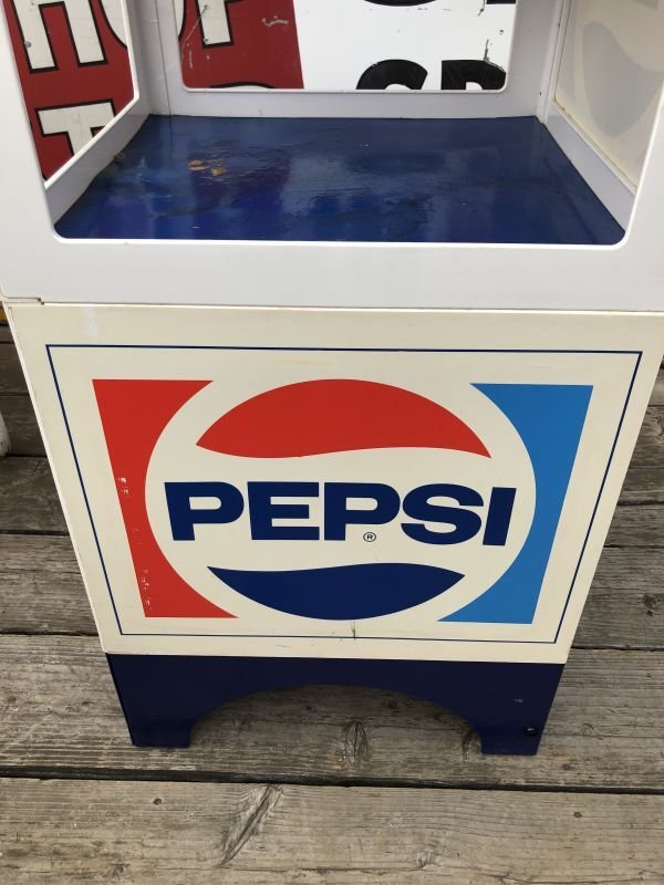画像9:  【店舗引き取り限定】Vintage Advertising PEPSI Hard Plastic Store Display Shelf Rack (M498)