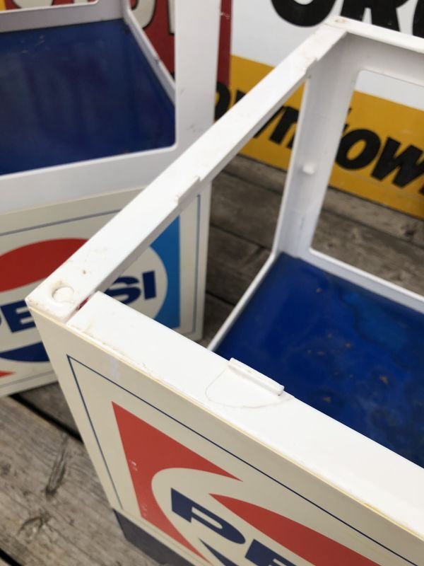 画像21:  【店舗引き取り限定】Vintage Advertising PEPSI Hard Plastic Store Display Shelf Rack (M498)