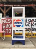  【店舗引き取り限定】Vintage Advertising PEPSI Hard Plastic Store Display Shelf Rack (M498)