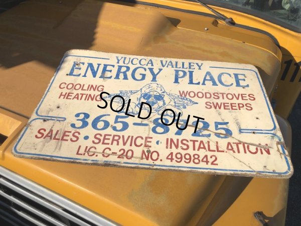 画像8: Vintage Advertising YUCCA VALLE ENERGY PLACE Store Display Wood Sign (M499)