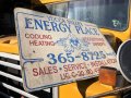 Vintage Advertising YUCCA VALLE ENERGY PLACE Store Display Wood Sign (M499)