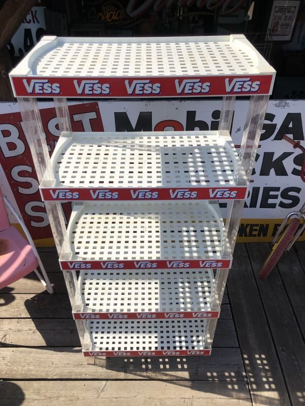 画像2: Vintage Advertising VESS Hard Plastic Store Display Shelf Rack (M500)