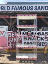 Vintage Advertising VESS Hard Plastic Store Display Shelf Rack (M500)