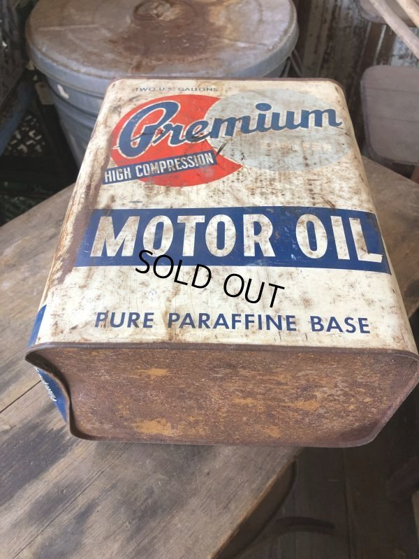 画像6: Vintage Premium Motor Oil Can 2GL (M508)