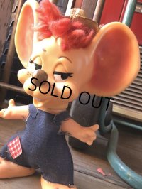 70s Vintage Mouse Coin Bank Hillbilly Boy (M507)