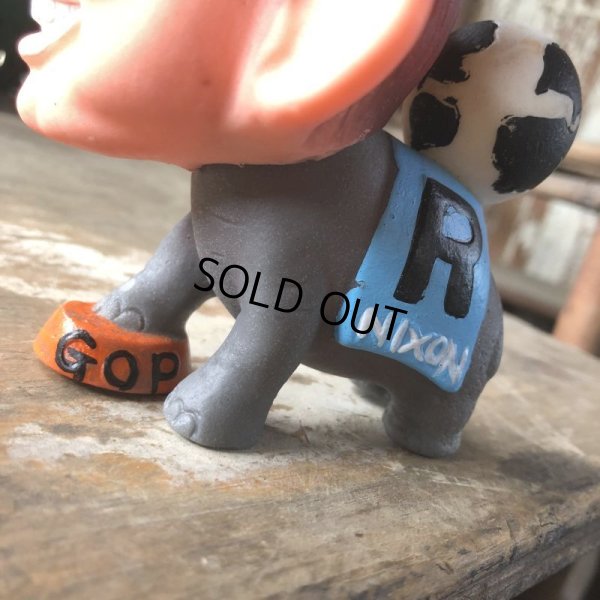 画像8: 60s Vintage Richard Nixon GOP Republican Elephant Vinyl Doll (M509)