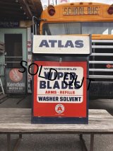 50s Vintage Atlas Wiper Blade Service Cabinet (M517)