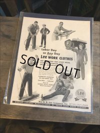 Vintage Lee Magazine Original Ad (M511)