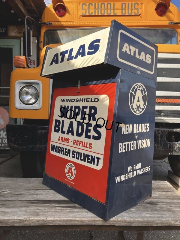 画像7: 50s Vintage Atlas Wiper Blade Service Cabinet (M517)